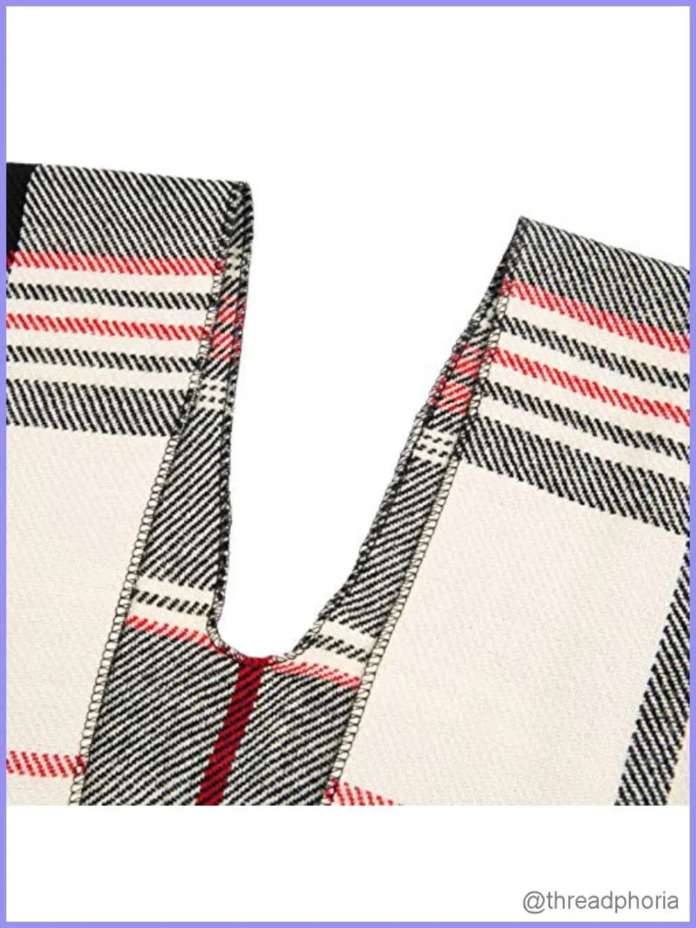 Imitation Cashmere Plaid Shawl Scarf Wrap Tassel Oversized Soft